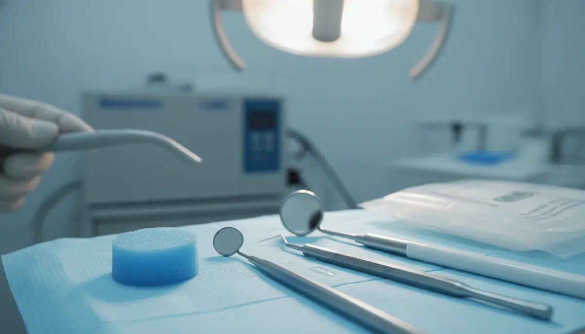 Detaliu clinic relevant pentru air flow dentar pret la cabinet stomatologic