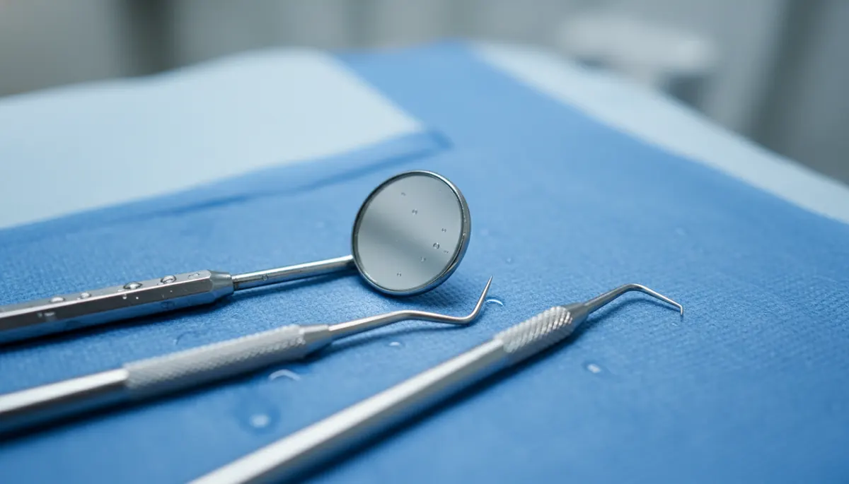Detaliu clinic relevant pentru eruptia dintilor permanenti la cabinet stomatologic
