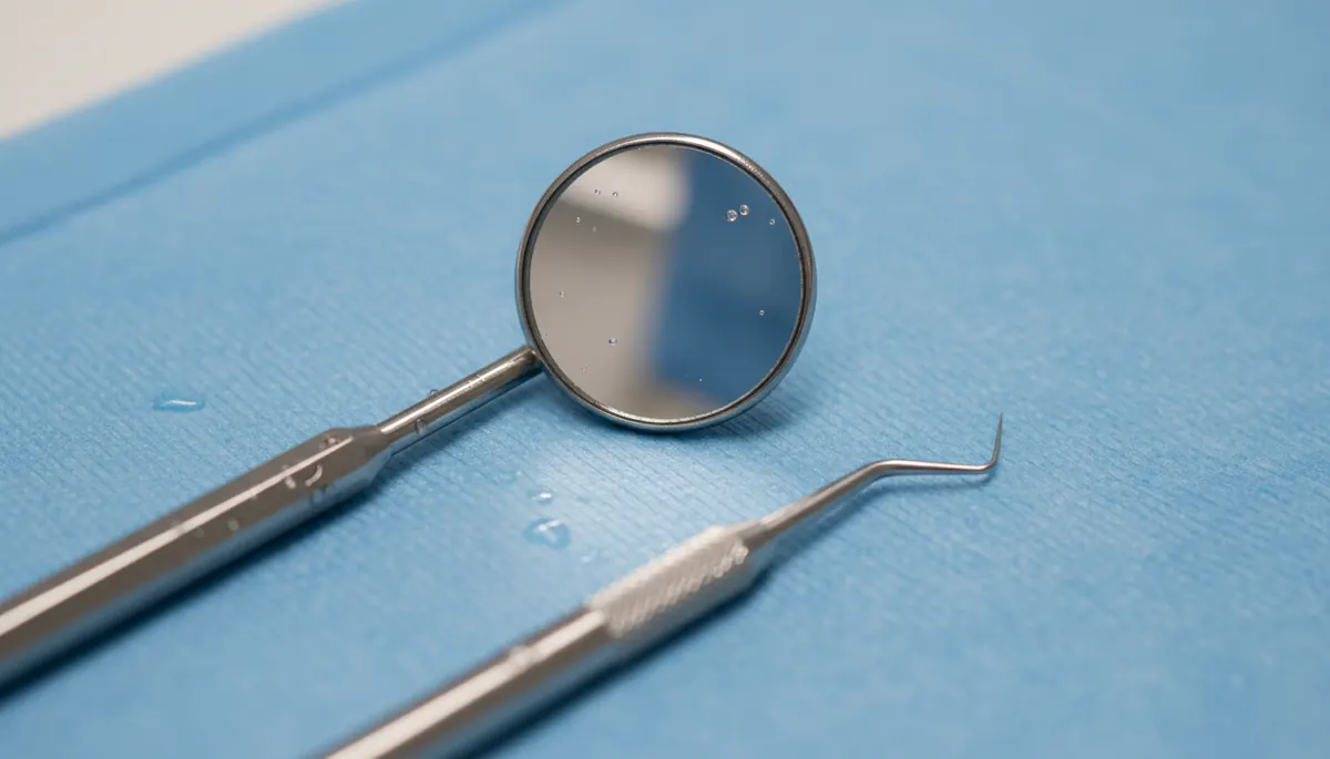 Detaliu clinic relevant pentru harta dintilor la cabinet stomatologic