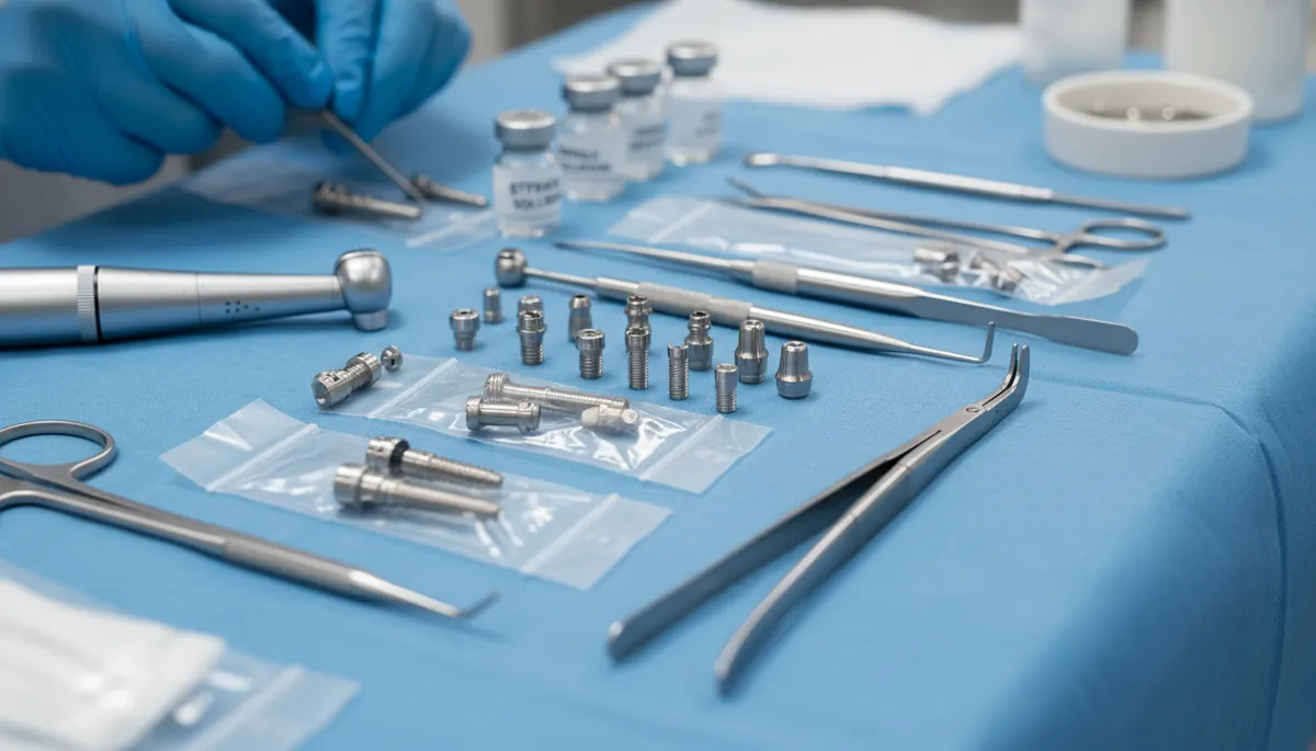 Detaliu clinic relevant pentru implanturi zigomatice la cabinet stomatologic