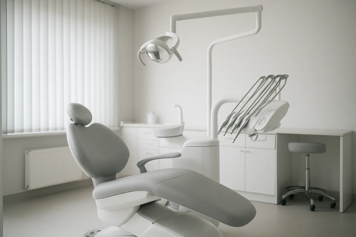Cabinet de chirurgie orală la MD Dental Pitești, pregătit pentru extracții dentare