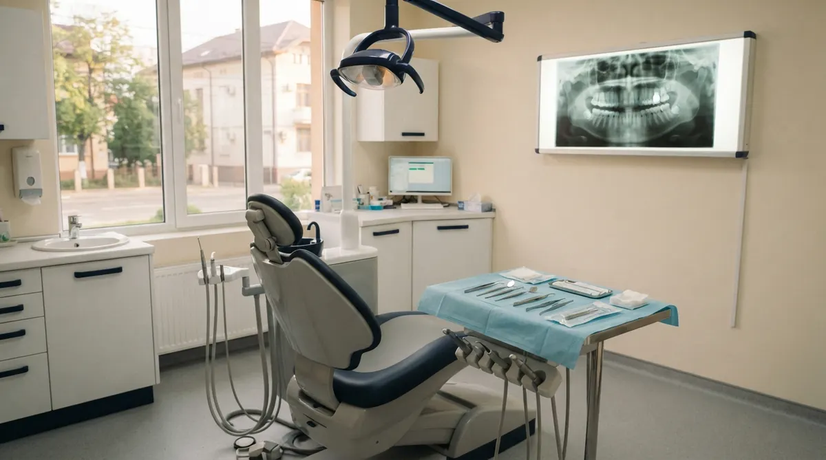 Obraz umflat de la o masea, semn de infectie dentara, control la MD Dental Pitesti