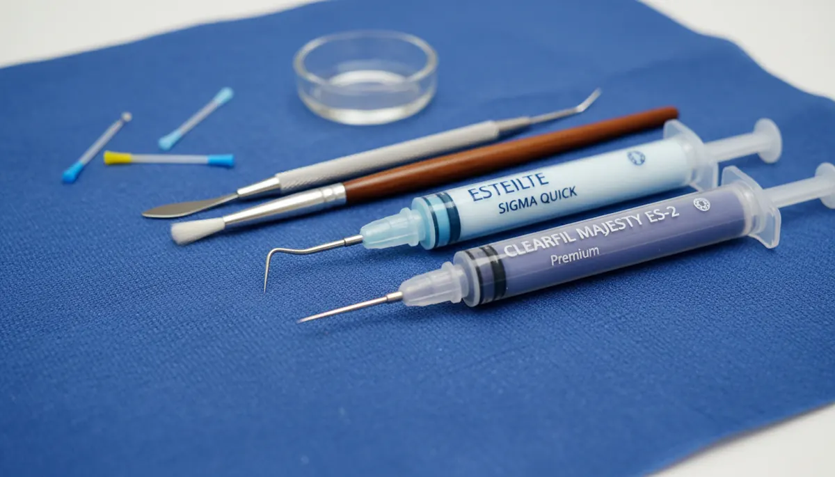 Detaliu clinic relevant pentru proteza flexibila din silicon la cabinet stomatologic
