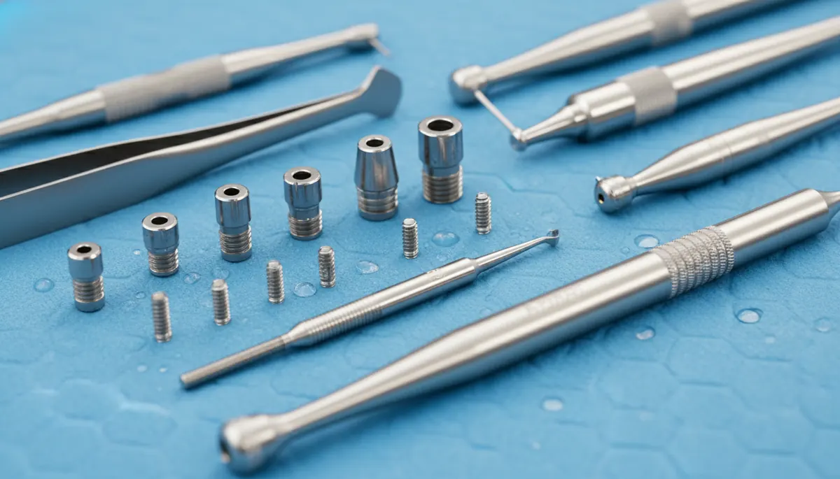 Detaliu clinic relevant pentru riscurile implantului dentar la cabinet stomatologic