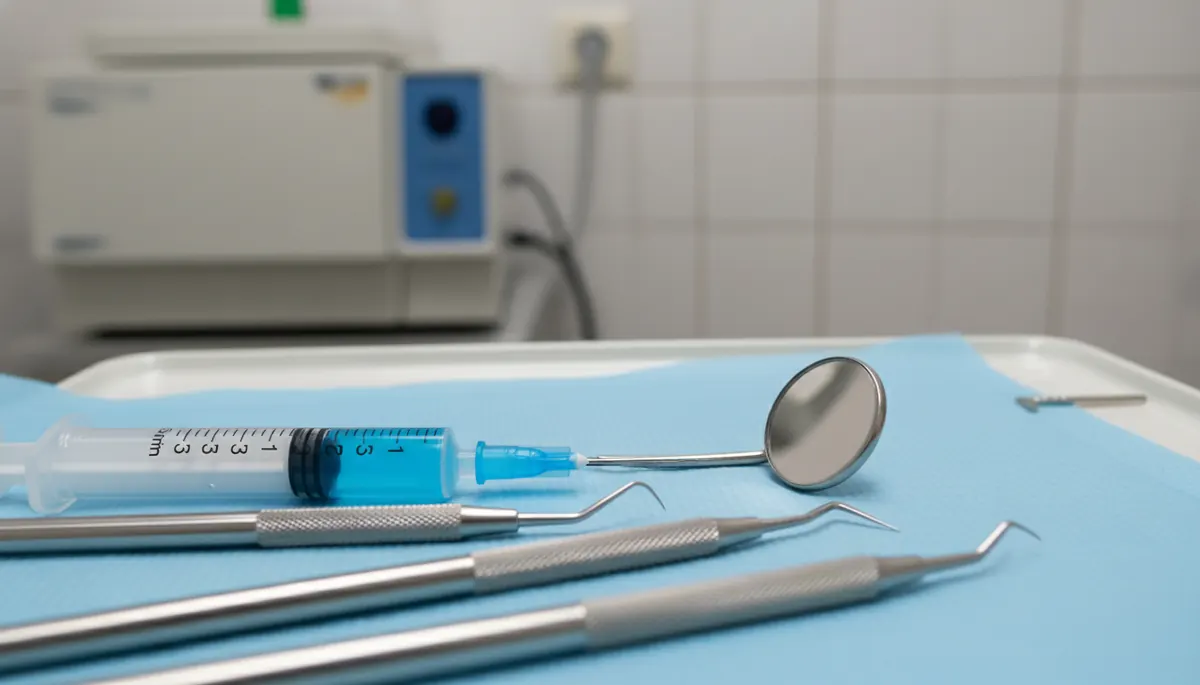 Detaliu clinic relevant pentru sigilat dinti copii la cabinet stomatologic