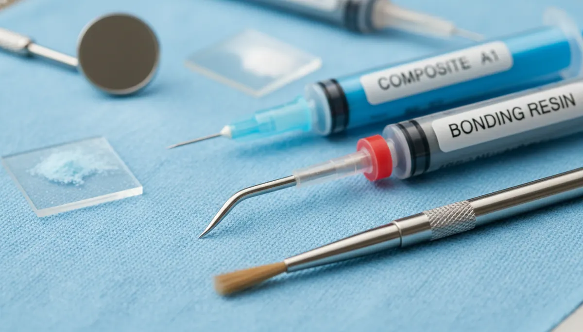 Detaliu clinic relevant pentru truc pentru albirea dintilor la cabinet stomatologic